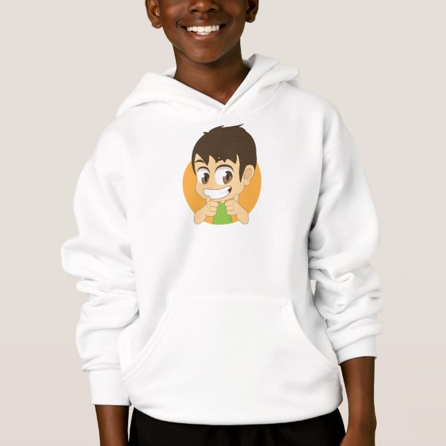 Learn With Zakaria T-Shirt Hoodie (Front)