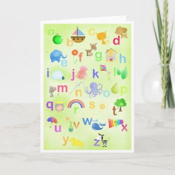 Learn Your Abc - Greeting Cards by HannahChapman at Zazzle