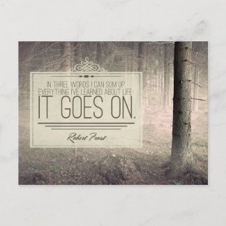 Learned About Life Postcard