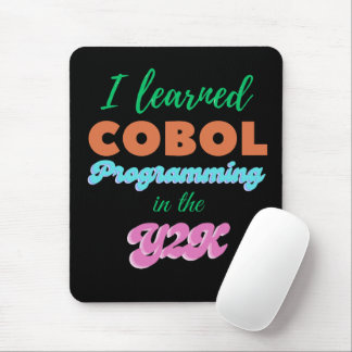 Learned Cobol Language in the Y2K (Year 2000) Mouse Pad
