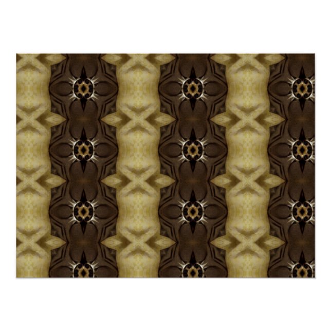 Learned Patterns - Ken Gage Abstract Art Poster (Front)