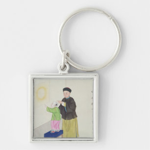 Learning about Spiritualism Keychain