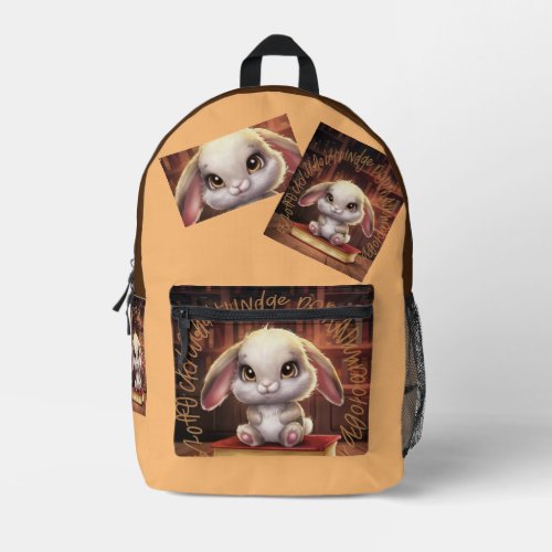 Learning bunny Cut Sew Backpack