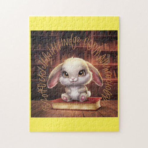 Learning bunny jigsaw puzzle