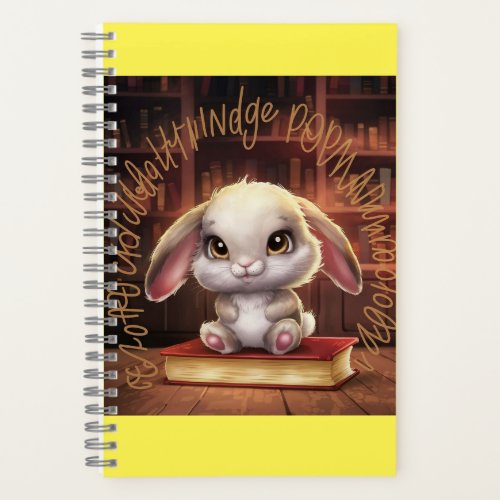 learning bunny notebook
