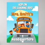 Learning Bus Welcome to Classroom School Sign