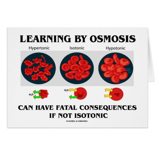 Learning By Osmosis Fatal Consequences (Biology) Cards (Front Horizontal)