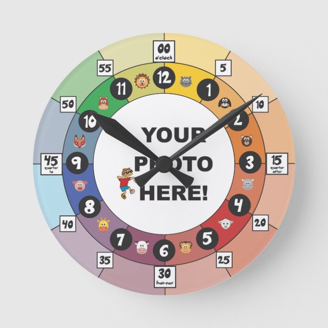 Learning Clock for Toddlers and Young Children (Front)