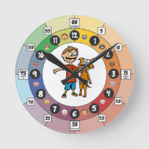 Learning Clock for Young Children: Sagan and Loki
