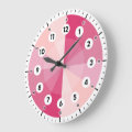 Learning Clock - Telling Time - Pink Hues | Zazzle
