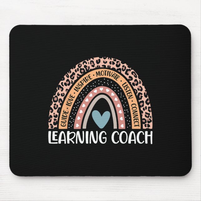Learning Coach 100th Day Of School Learning Teache Mouse Pad (Front)