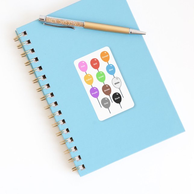 Learning Colors with balloons Sticker (Learning Colors with balloons Sticker)
