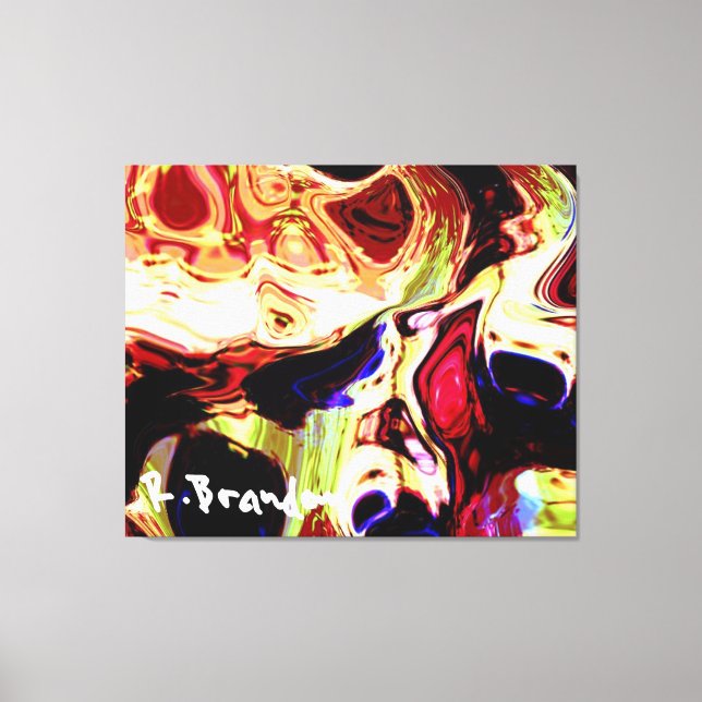 "Learning Disability" Gallery Wrapped Canvas Print (Front)