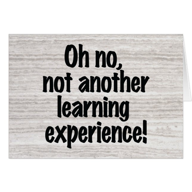 Learning Experience Cards (Front Horizontal)
