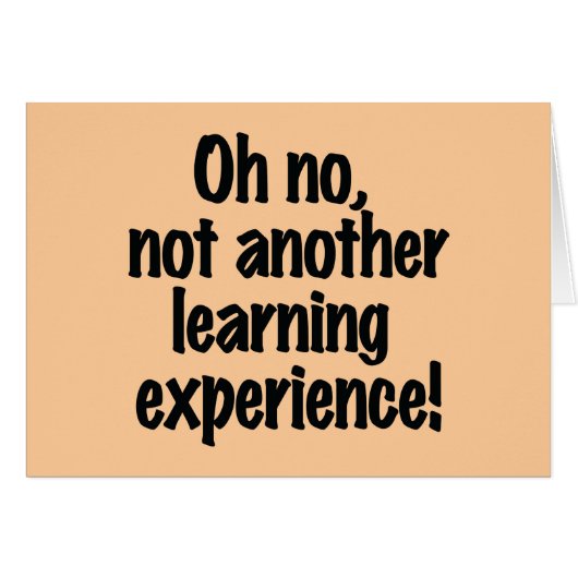 Learning Experience Cards (Front Horizontal)