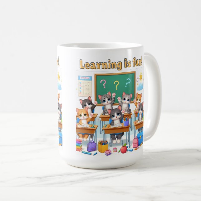Learning is fun Mug (Front Right)