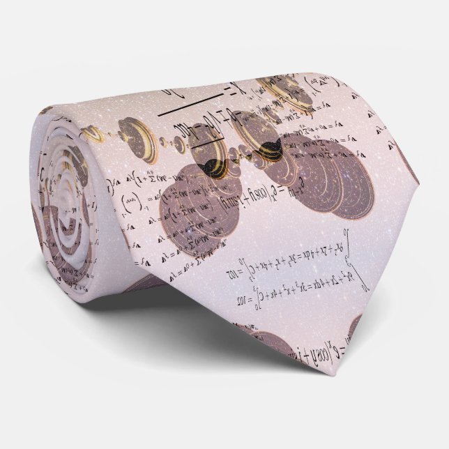 Learning math. Education concept Neck Tie (Rolled)