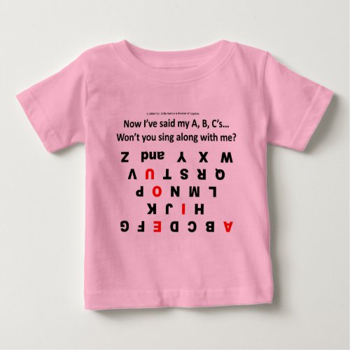 Learning my ABC&#39;s (Y.U. Little Genius) - (Revised) Baby T-Shirt
