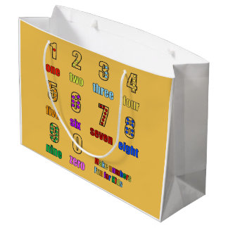 LEARNING NUMBERS FUNTIME LARGE GIFT BAG