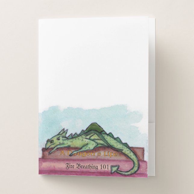 Learning To Be A Dragon Folder (Front)