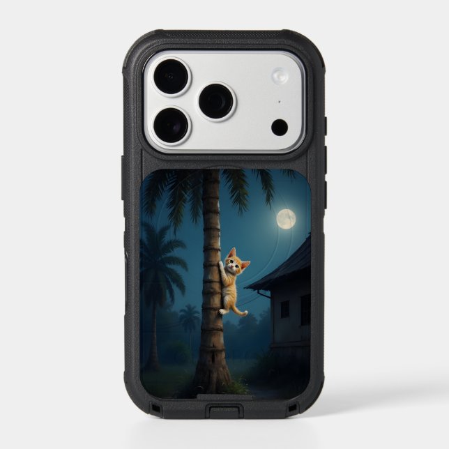 Learning to Climb – Cute Cat Moment Otterbox iPhone Case (Back)