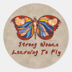 Learning To Fly Classic Round Sticker