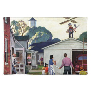 Learning to Fly Cloth Placemat