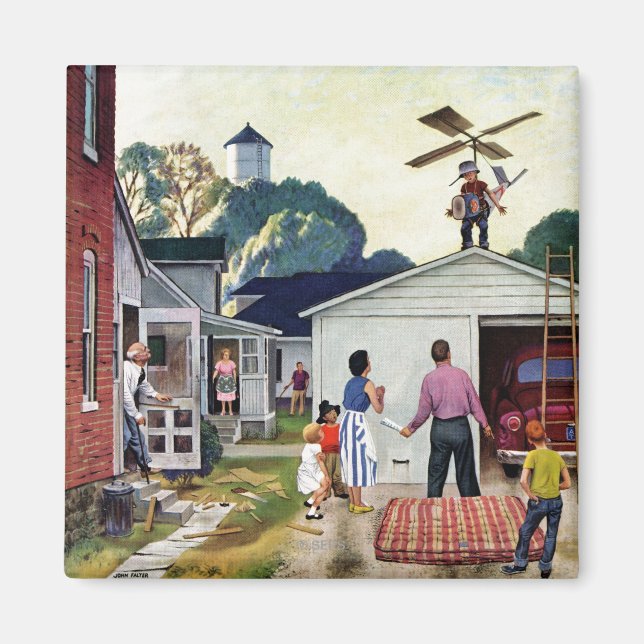 Learning to Fly Magnet (Front)