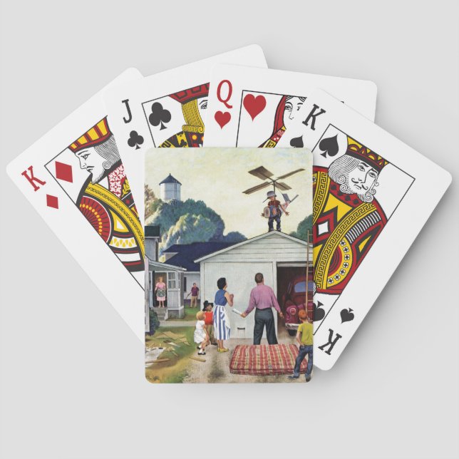 Learning to Fly Poker Cards (Back)