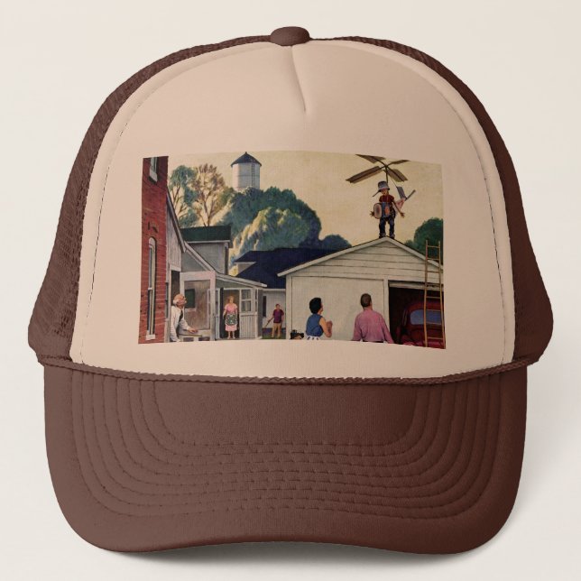 Learning to Fly Trucker Hat (Front)