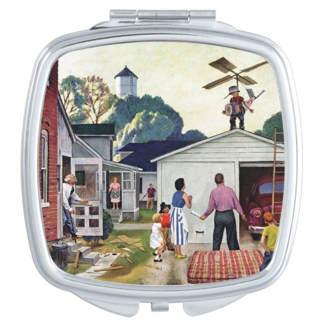 Learning to Fly Vanity Mirror (Front)