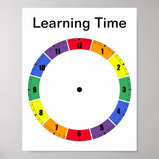 Learning to Tell Time Poster (Front)