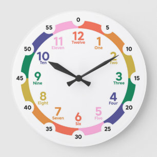 Learning Wall Clock - Fun in the Sun