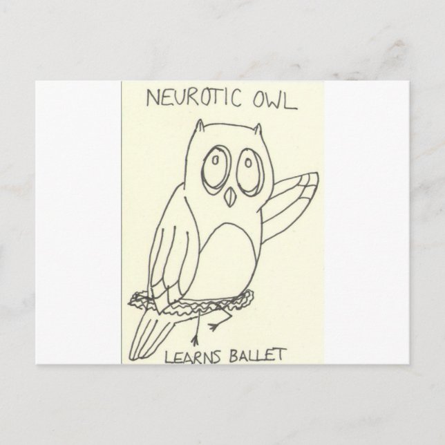 . . . learns ballet postcard (Front)