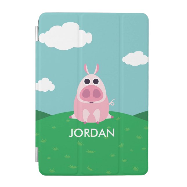 Leary the Pig iPad Mini Cover (Front)