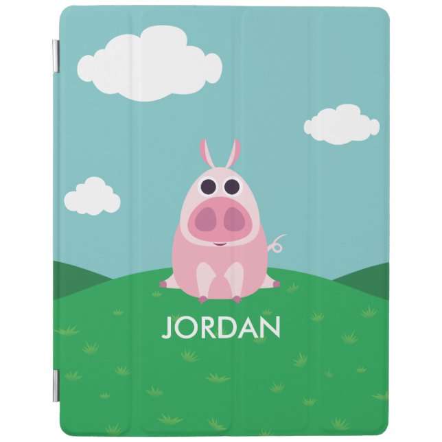 Leary the Pig iPad Smart Cover (Front)