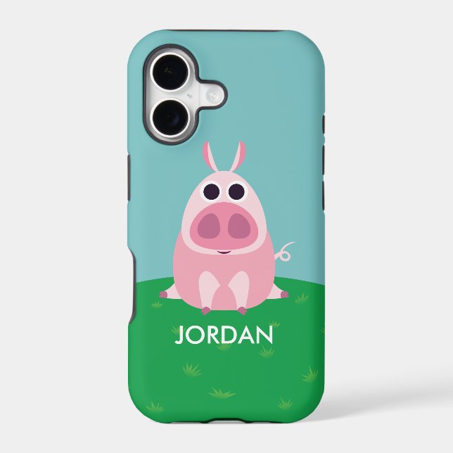 Leary the Pig Iphone Case (Back)