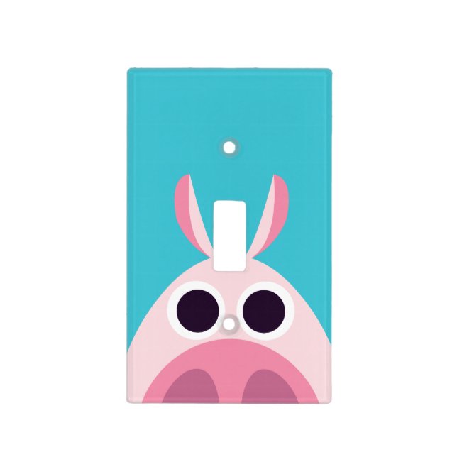Leary the Pig Light Switch Cover (Front)