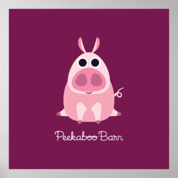 Leary The Pig Poster by peekaboobarn at Zazzle