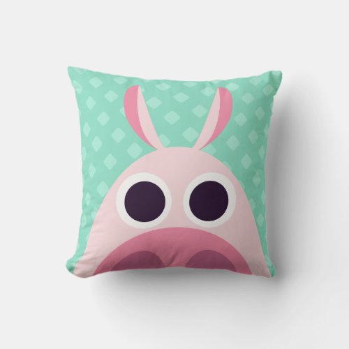 Leary the Pig Throw Pillow