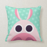 Leary the Pig Throw Pillow