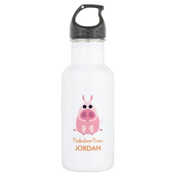 Leary The Pig Water Bottle by peekaboobarn at Zazzle
