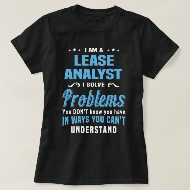 Lease Analyst T-Shirt (Design Front)