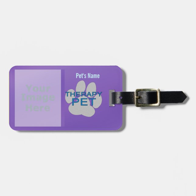 Leash Tag - Therapy Pet (Front Horizontal)