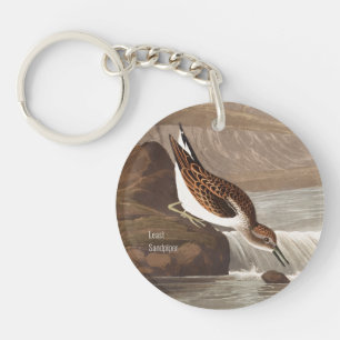 Least Sandpiper, Audubon, Birdwatcher Birder, Bird Keychain