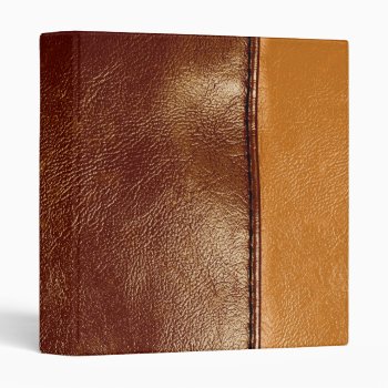 Leather 3 Ring Binder by UDDesign at Zazzle