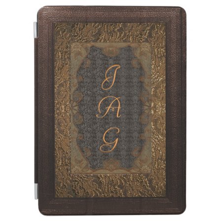 Leather And Gilded Lace Frame Monogram Ipad Air Cover
