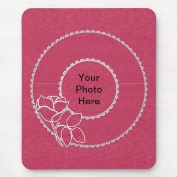 Leather And Lace Mouse Pad by SerenityGardens at Zazzle