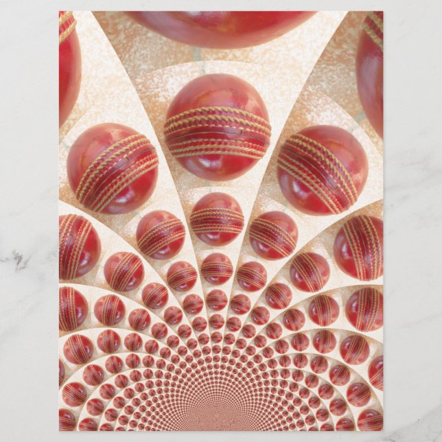 Leather Ball Rhythm Cricket Balls: Rhythmic Array (Front)