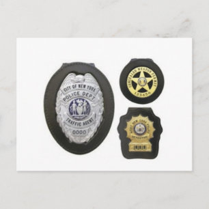 Leather Belt Clip Badge Holder, Badge Holder Cases Postcard